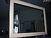 Lustro w ramie. Rama - kolor dąb bielony. 55x77 Poziom i Pion